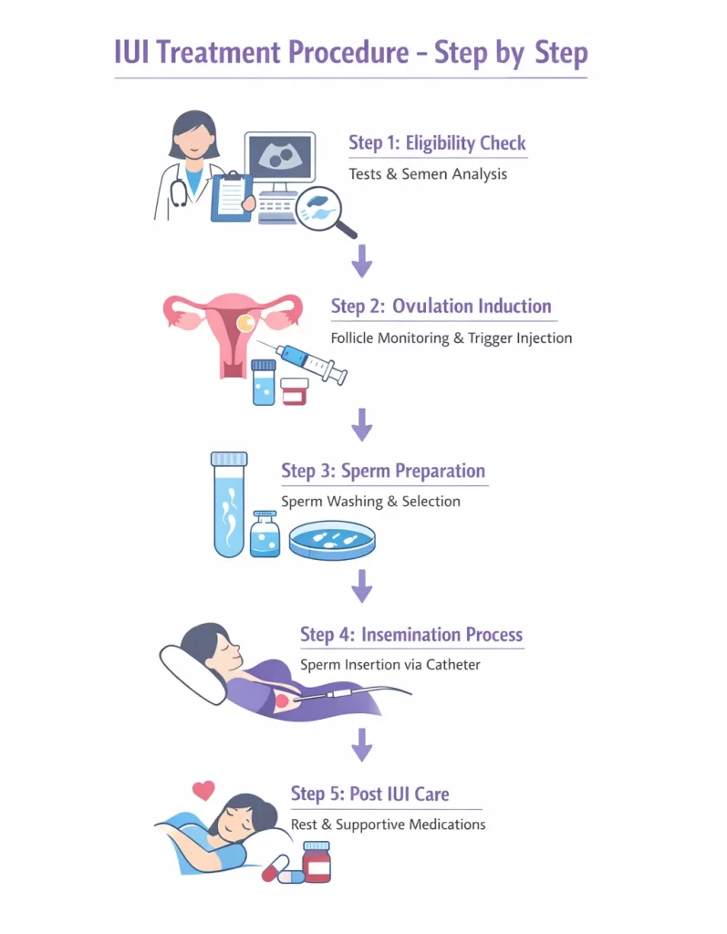 IUI Treatment Procedure – Step-by-Step 